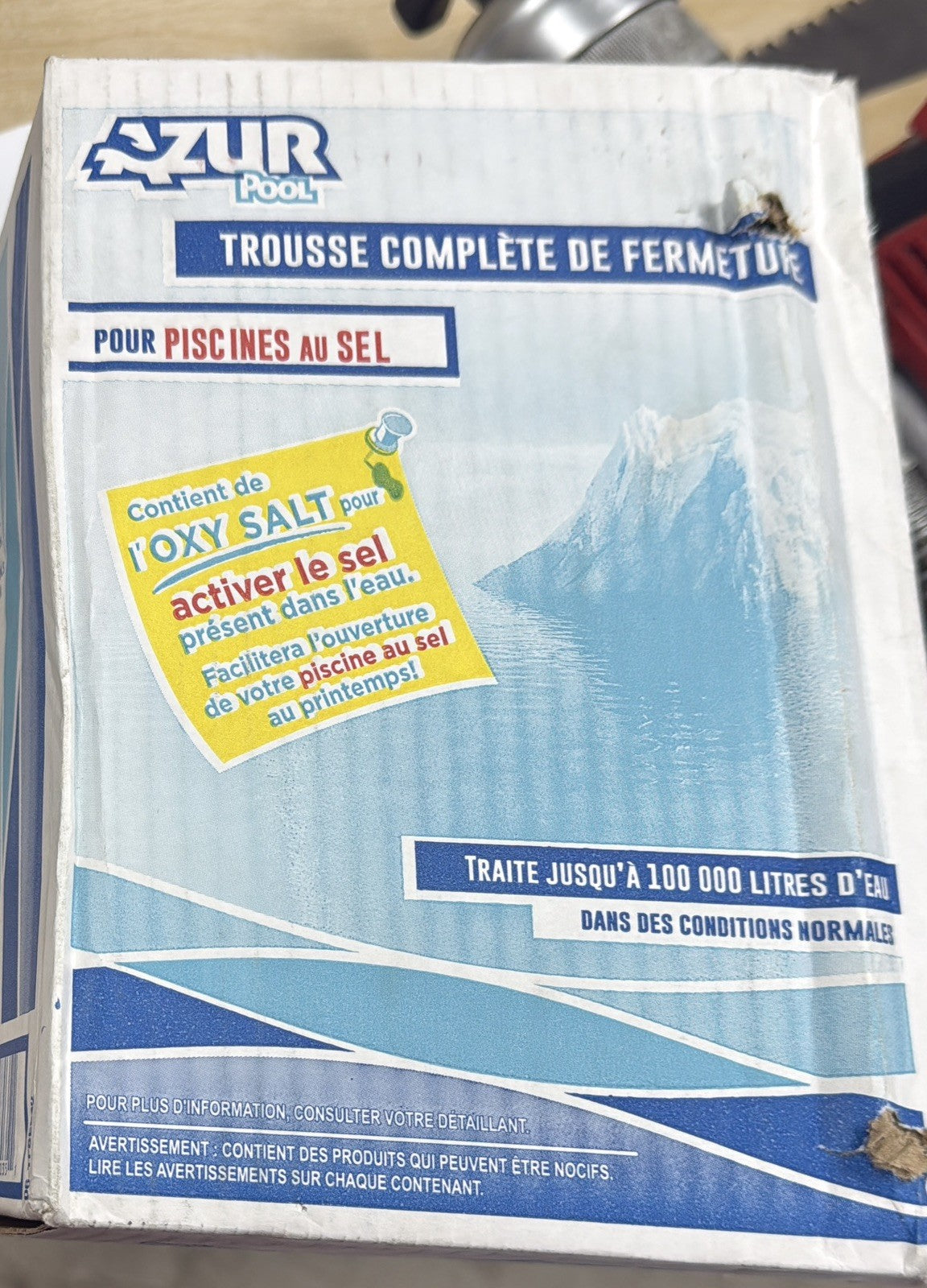 Title: Azur Pool Salt Water Pool Closing Kit Winterizing Treatment 100,000L - Lumi and Leo