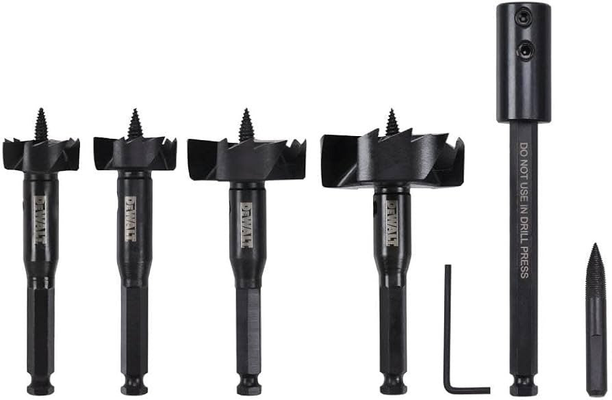 Title: DeWalt DW1648 5-Piece Heavy-Duty Self-Feed Bit Set