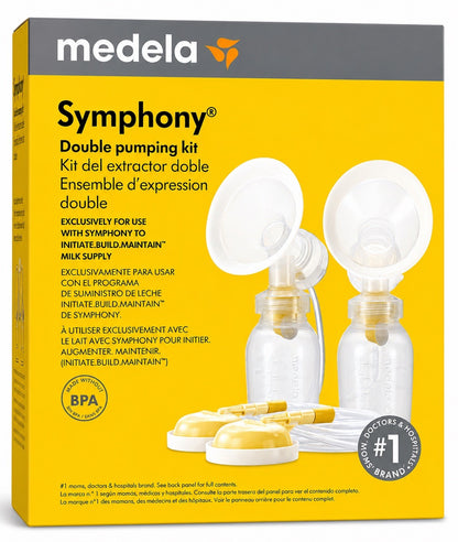 Title: Medela Symphony Double Pumping Kit Breast Pump Kit BPA Free - Lumi and Leo