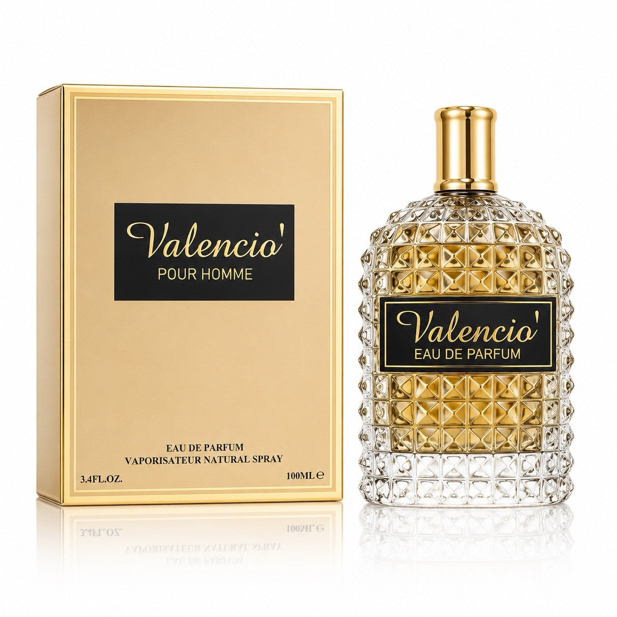 Valencio Pour Homme Eau de Parfum 100ml Men's Long Lasting Cologne Spray
