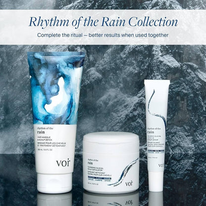 Vor Voir Rhythm Of The Rain Hair Masque & Scalp Detox Full Size 6.8 floz 2 pack - Lumi and Leo