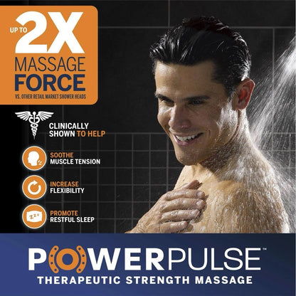 Waterpik PowerPulse 6-Spray Therapeutic Massage Shower Head - Lumi and Leo