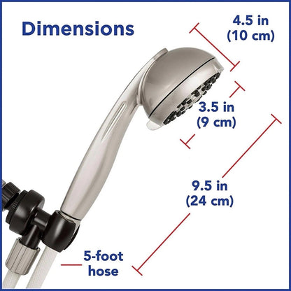 Waterpik PowerPulse 6-Spray Therapeutic Massage Shower Head - Lumi and Leo