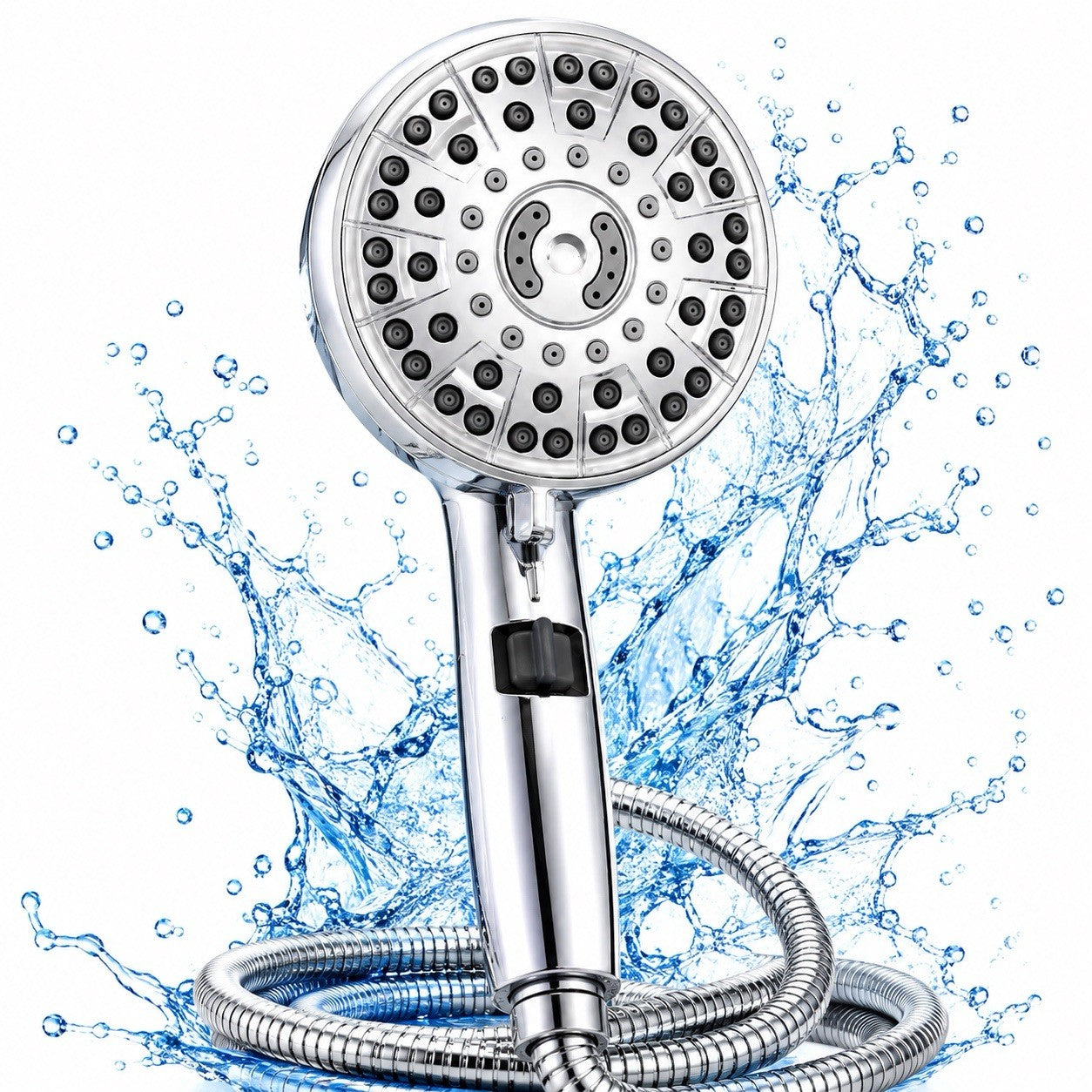 Waterpik XTP-863M PowerPulse 7-Spray Handheld Shower Head Chrome Pause Control
