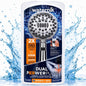 Waterpik ZZR-769ME Dual PowerPulse 6-Spray Handheld Shower Head Chrome - Lumi and Leo