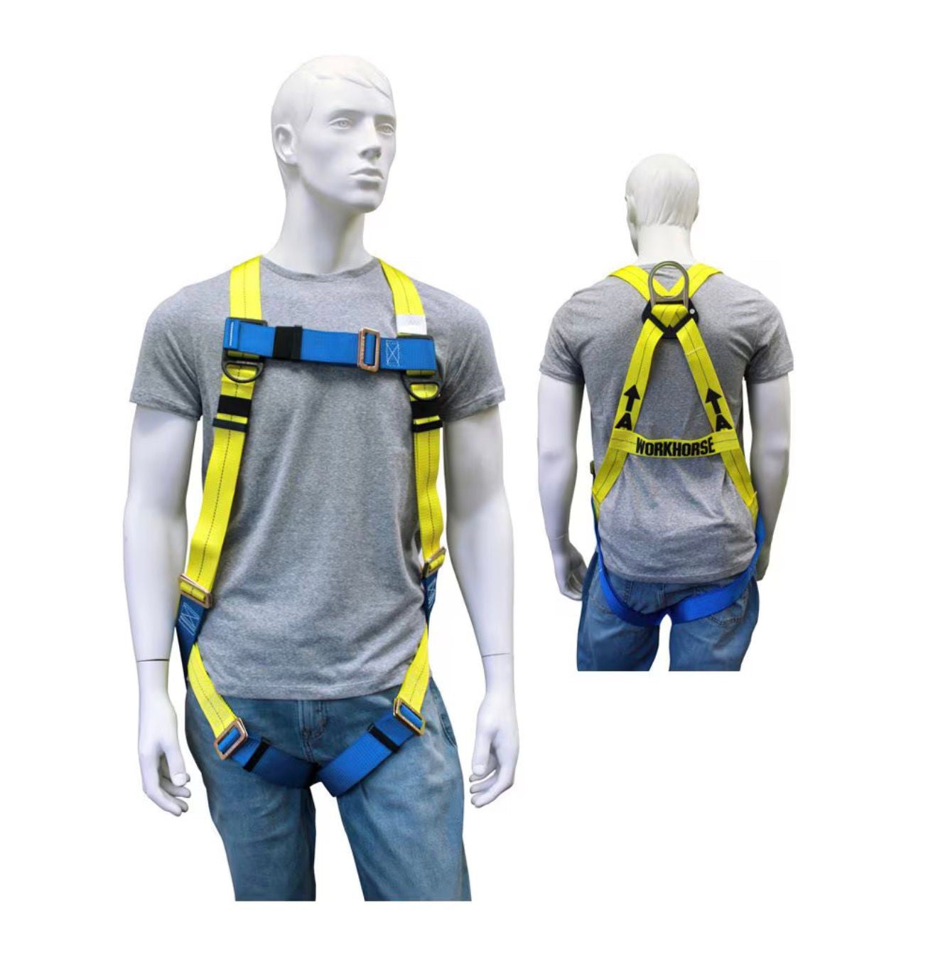 Used-FULL BODY SAFETY HARNESS – HEAVY DUTY