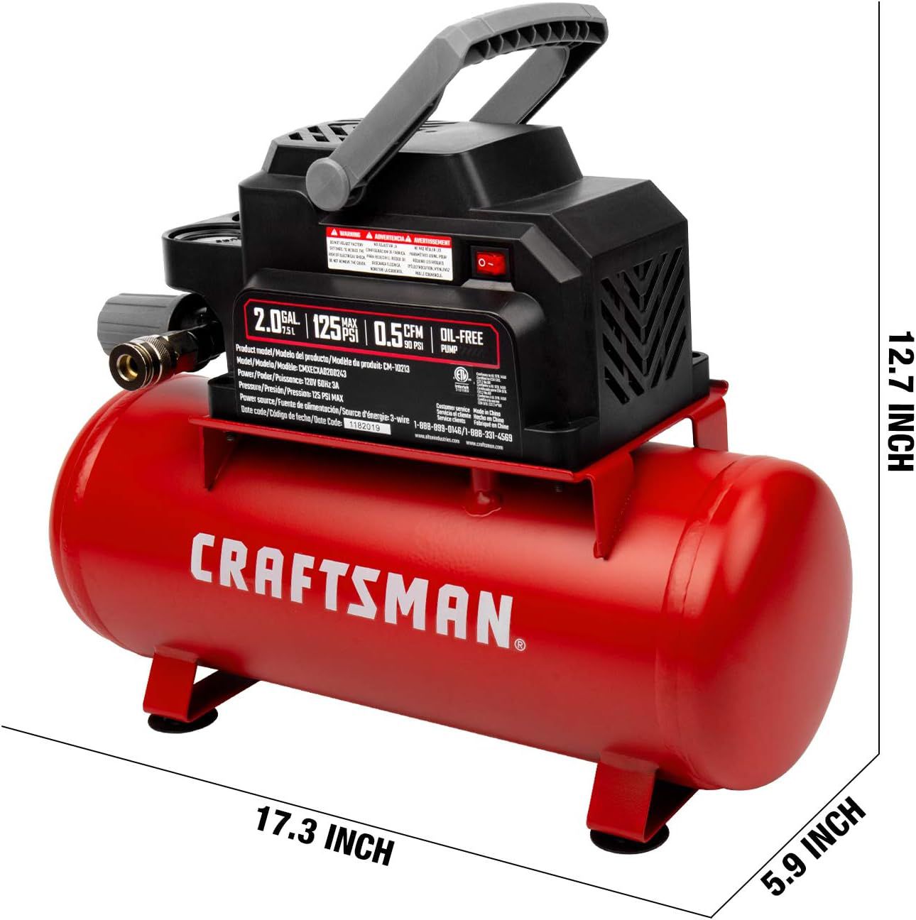 Used & Tested - HUSKY / CRAFTSMAN PORTABLE AIR COMPRESSOR