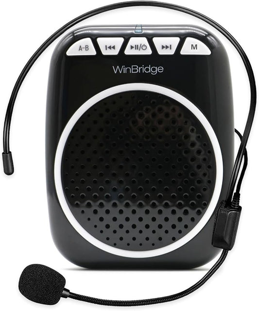 WinBridge Megaphone Speaker for Teachers-with Headset Microphone-WB001 - Lumi and Leo