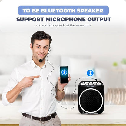WinBridge Megaphone Speaker for Teachers-with Headset Microphone-WB001 - Lumi and Leo
