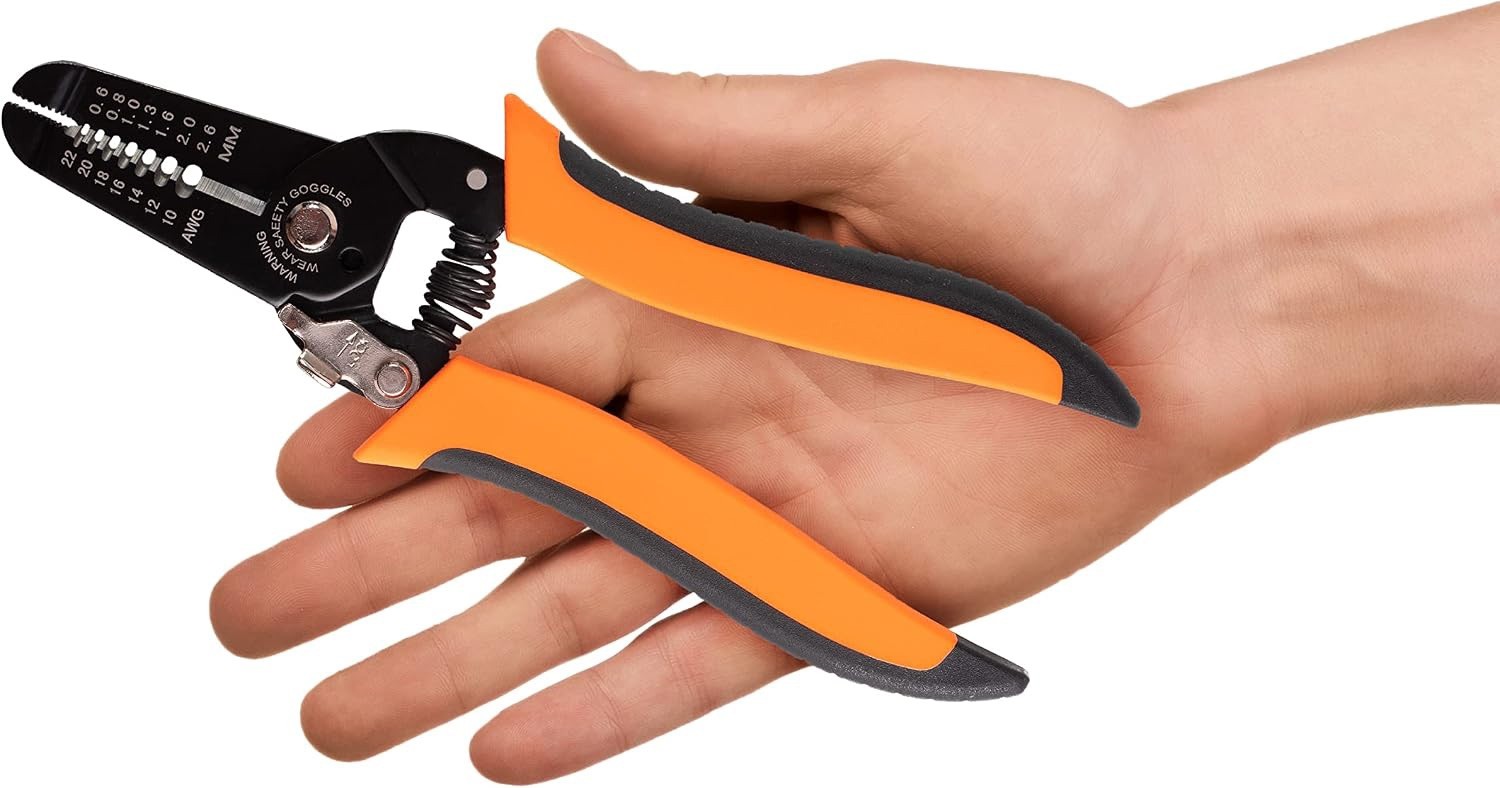 Wirefy Precision Wire Stripper & Cutter 10-22 AWG Ergonomic Handles New