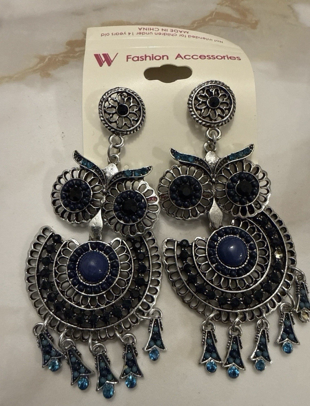 Women's Fashion Earrings Set 8 Pairs Vintage Boho Dangle Stud Gold Tone Jewelry