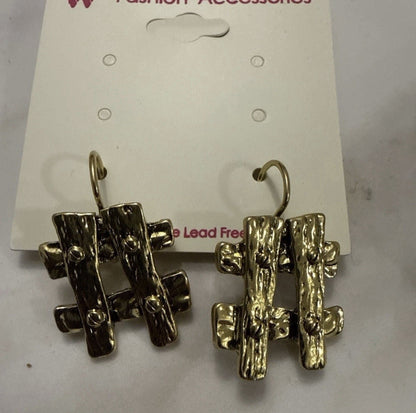 Women's Fashion Earrings Set 8 Pairs Vintage Boho Dangle Stud Gold Tone Jewelry - Lumi and Leo