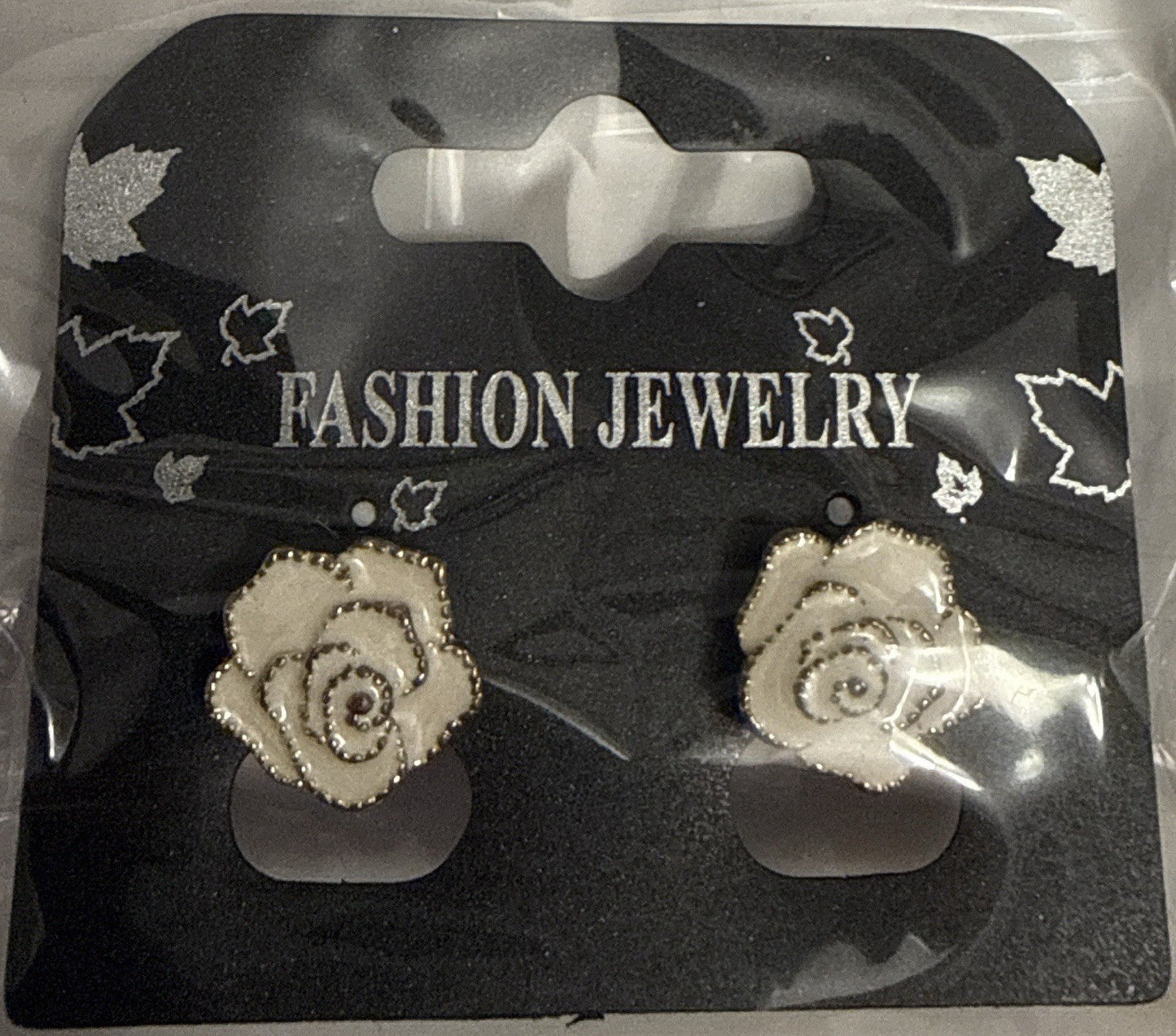 Women's Fashion Stud Earrings Elegant Floral Design Gold Tone Nickel Free Gift - Lumi and Leo