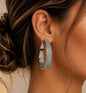 Women's Fashion Stud Earrings Elegant Floral Design Gold Tone Nickel Free Gift - Lumi and Leo