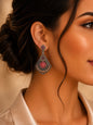 Women's Fashion Stud Earrings Elegant Floral Design Gold Tone Nickel Free Gift - Lumi and Leo