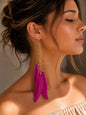 Women's Fashion Stud Earrings Elegant Floral Design Gold Tone Nickel Free Gift - Lumi and Leo