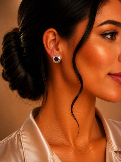 Women's Fashion Stud Earrings Elegant Floral Design Gold Tone Nickel Free Gift - Lumi and Leo