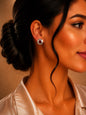 Women's Fashion Stud Earrings Elegant Floral Design Gold Tone Nickel Free Gift - Lumi and Leo