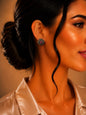 Women's Fashion Stud Earrings Elegant Floral Design Gold Tone Nickel Free Gift - Lumi and Leo