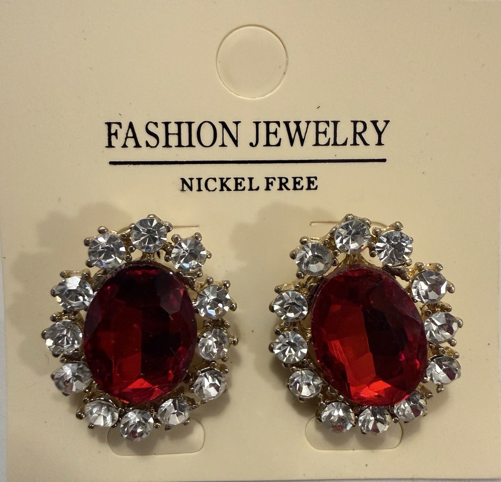 Women's Fashion Stud Earrings Elegant Floral Design Gold Tone Nickel Free Gift