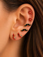 Women's Fashion Stud Earrings Elegant Floral Design Gold Tone Nickel Free Gift - Lumi and Leo