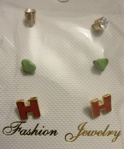 Women's Fashion Stud Earrings Elegant Floral Design Gold Tone Nickel Free Gift - Lumi and Leo