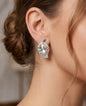 Women's Fashion Stud Earrings Elegant Floral Design Gold Tone Nickel Free Gift - Lumi and Leo