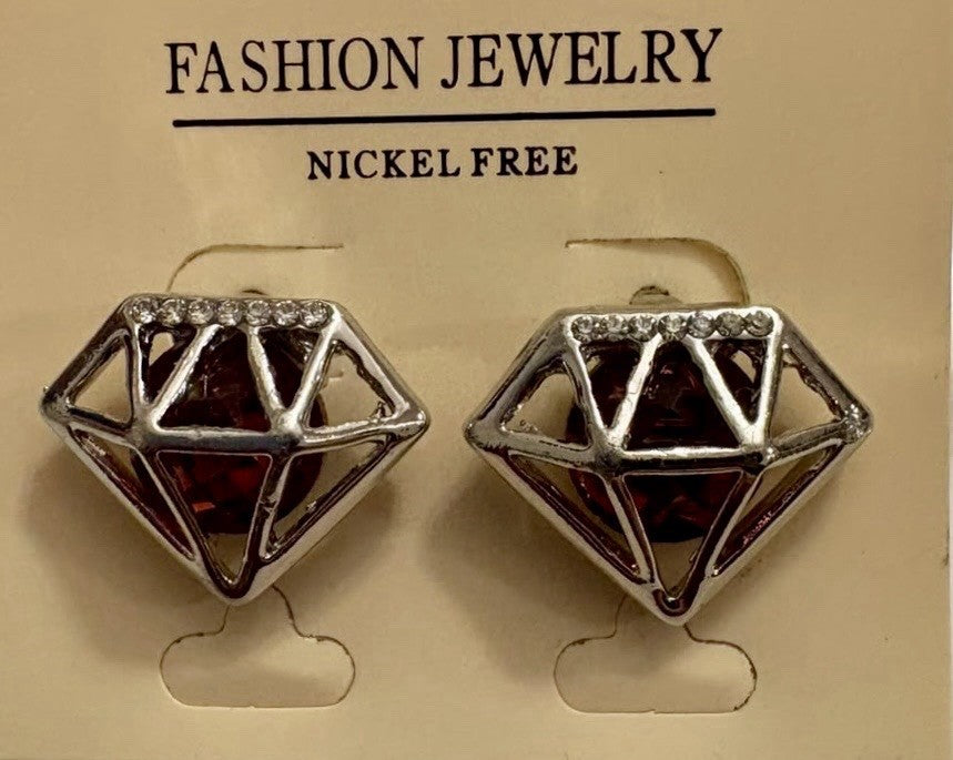 Women's Fashion Stud Earrings Elegant Floral Design Gold Tone Nickel Free Gift