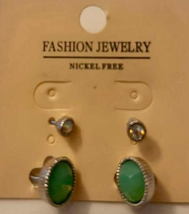 Women's Fashion Stud Earrings Elegant Floral Design Gold Tone Nickel Free Gift