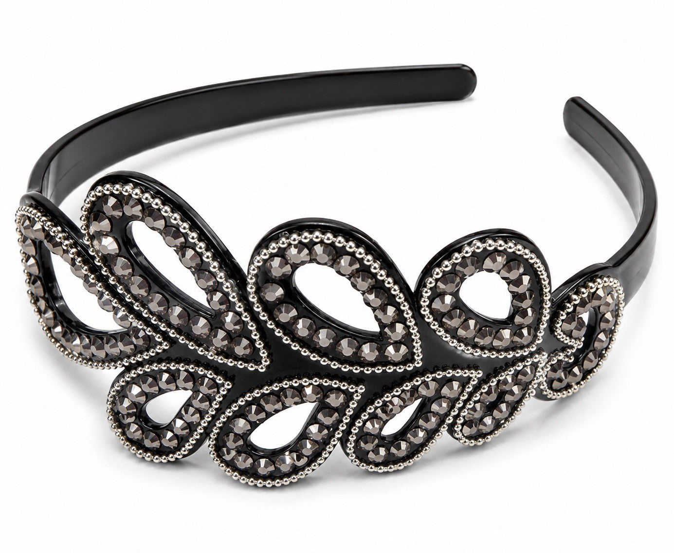 Women's Rhinestone Headband Crystal Hair Band Elegant Fashion Hair Accessory - Lumi and Leo