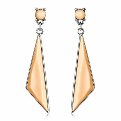 Women's Stainless Steel Dangle Earrings Hypoallergenic Lightweight Fashion Gift - Lumi and Leo