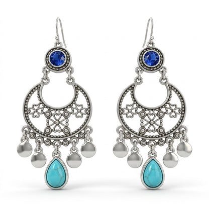Women's Stainless Steel Dangle Earrings Hypoallergenic Lightweight Fashion Gift - Lumi and Leo