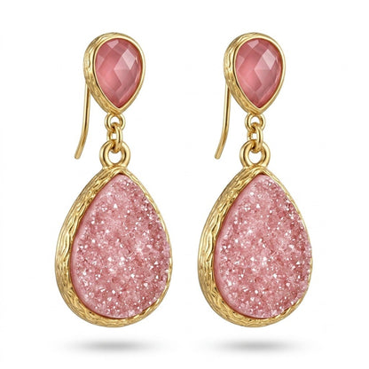 Women's Stainless Steel Dangle Earrings Hypoallergenic Lightweight Fashion Gift - Lumi and Leo
