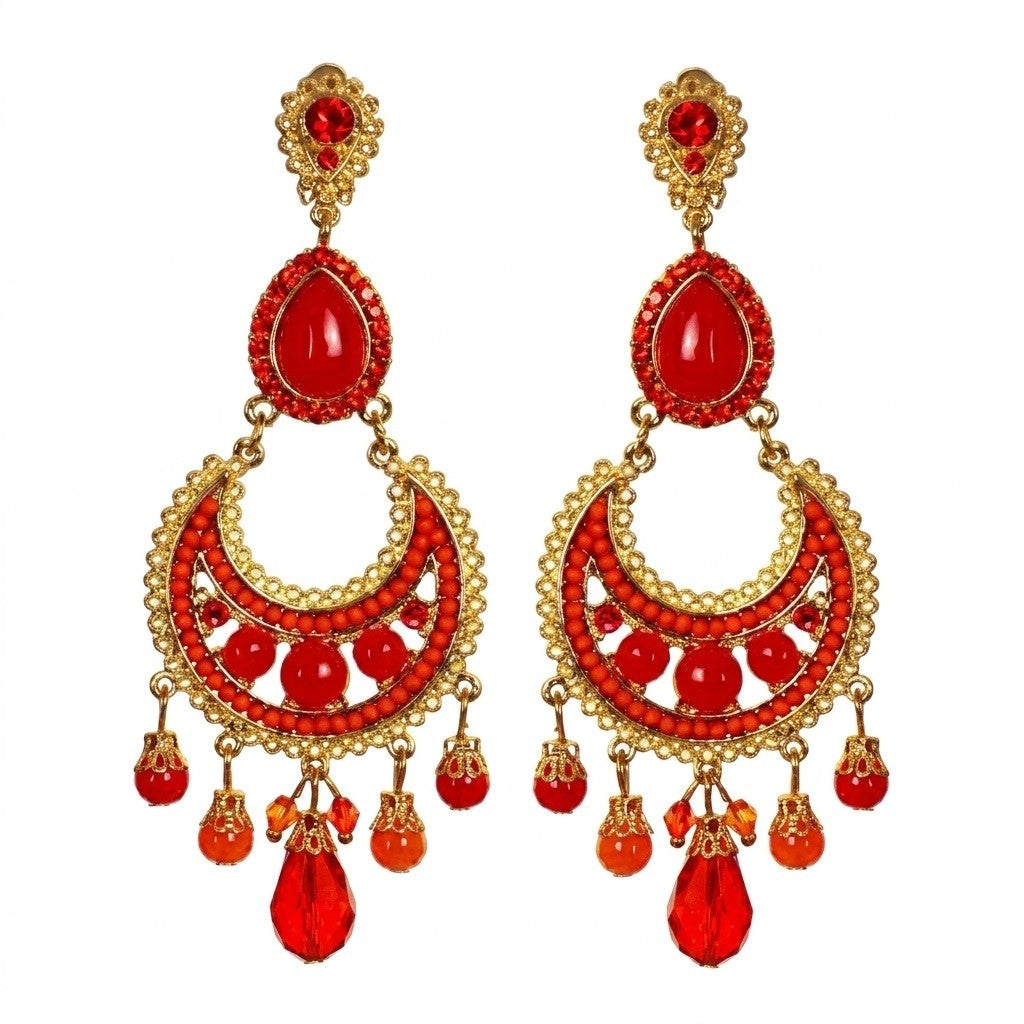 Women's Stainless Steel Dangle Earrings Hypoallergenic Lightweight Fashion Gift - Lumi and Leo