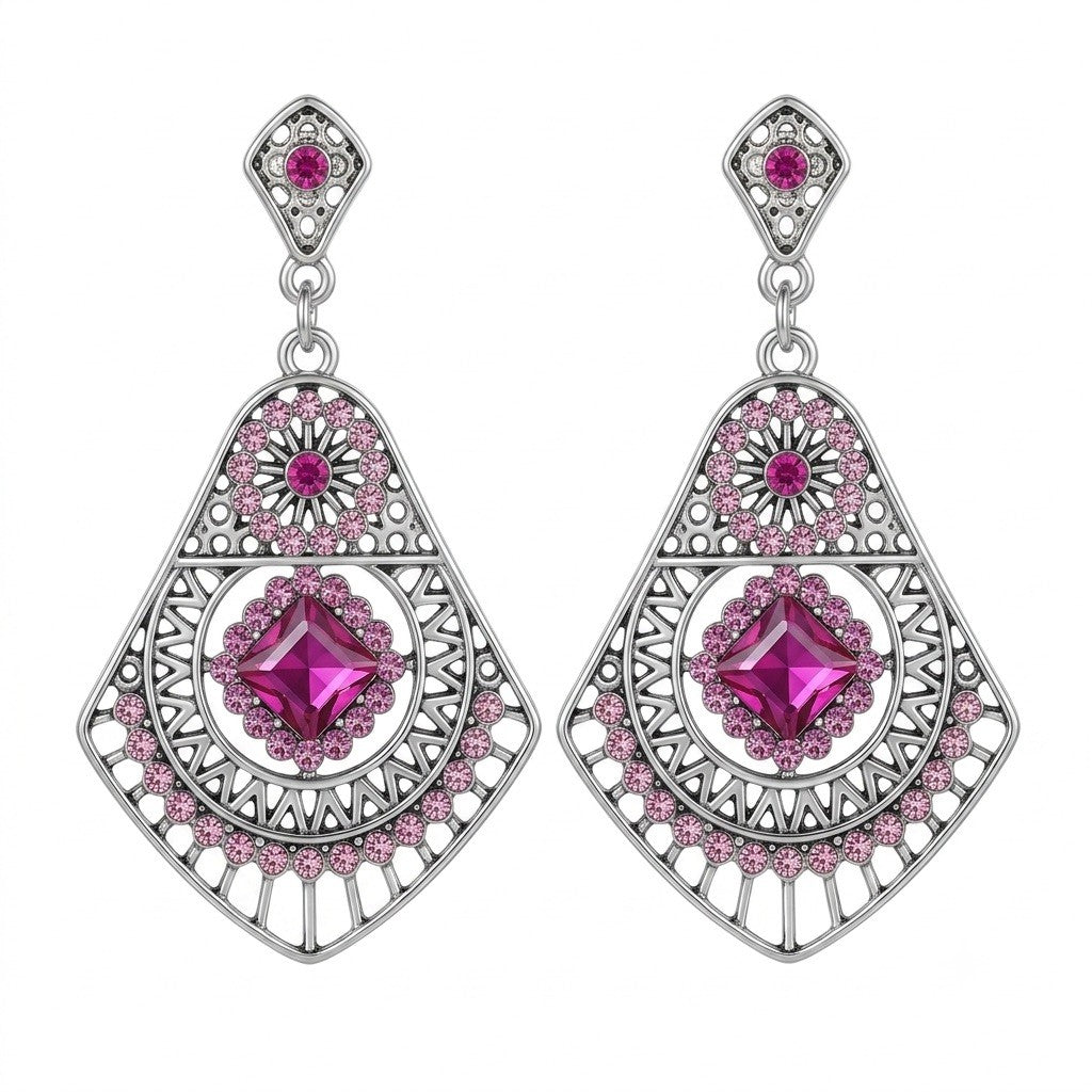 Women's Stainless Steel Dangle Earrings Hypoallergenic Lightweight Fashion Gift - Lumi and Leo