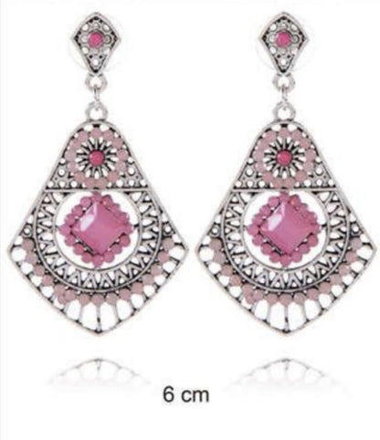 Women's Stainless Steel Dangle Earrings Hypoallergenic Lightweight Fashion Gift - Lumi and Leo