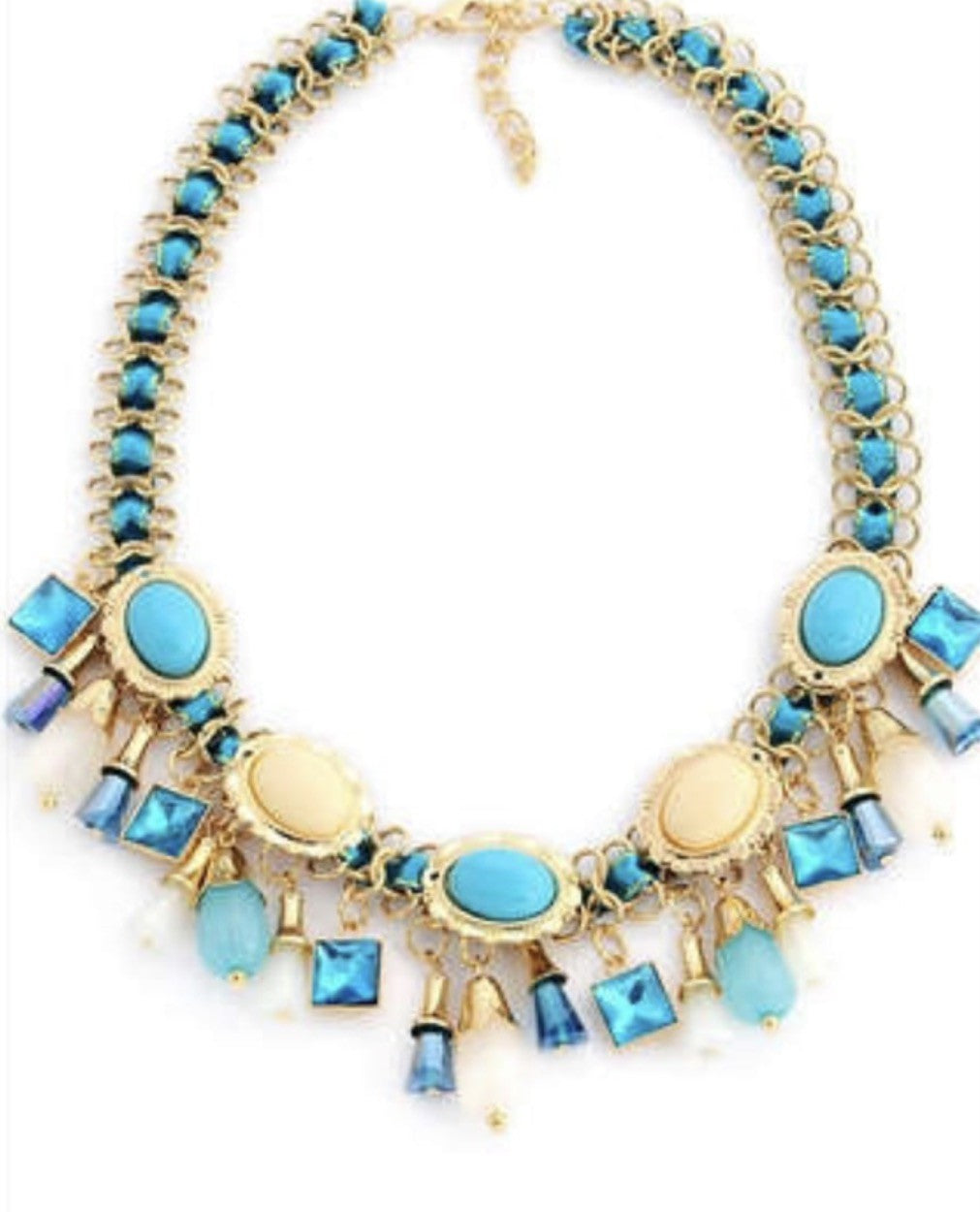 Women’s Stainless Steel Necklace & Earrings Jewelry Set Floral Adjustable Gift - Lumi and Leo
