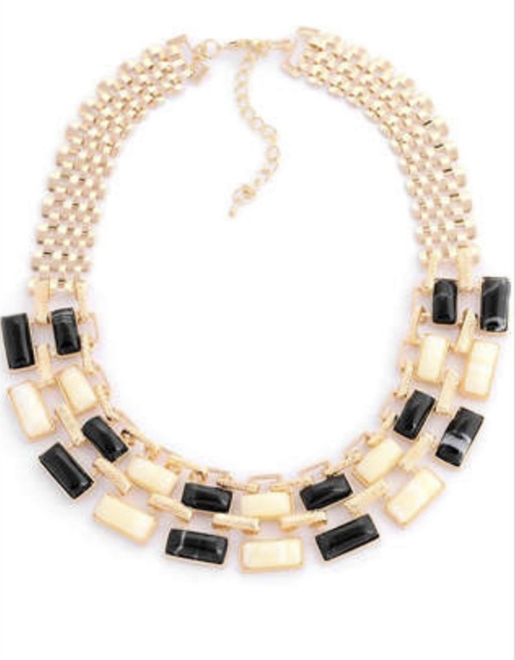 Women’s Stainless Steel Necklace & Earrings Jewelry Set Floral Adjustable Gift