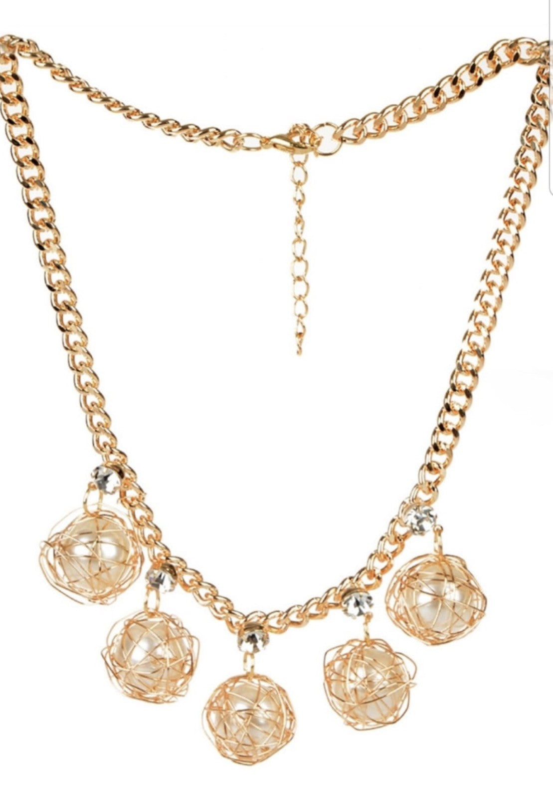 Women’s Stainless Steel Necklace & Earrings Jewelry Set Floral Adjustable Gift