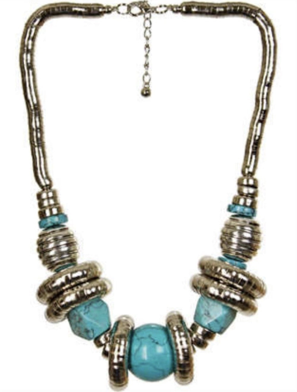 Women’s Stainless Steel Necklace & Earrings Jewelry Set Floral Adjustable Gift - Lumi and Leo