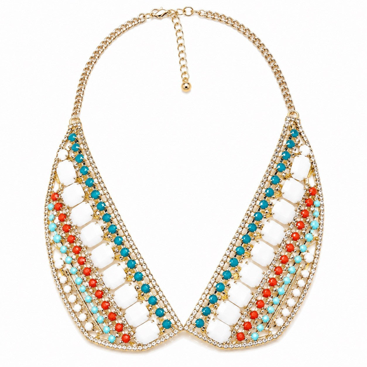 Women’s Stainless Steel Necklace & Earrings Jewelry Set Floral Adjustable Gift - Lumi and Leo