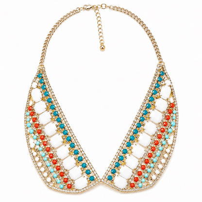 Women’s Stainless Steel Necklace & Earrings Jewelry Set Floral Adjustable Gift - Lumi and Leo