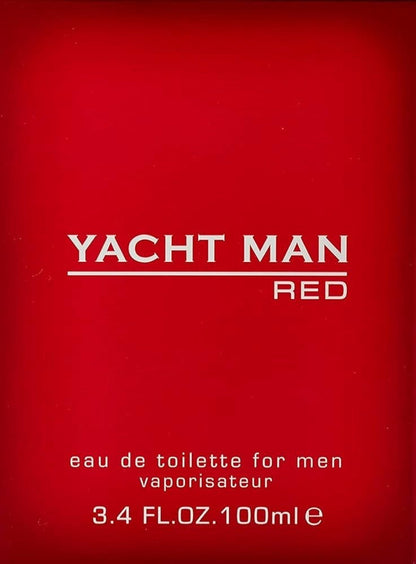 Yacht Man Red by Myrurgia Eau De Toilette Spray 3.4 oz for Men - Lumi and Leo
