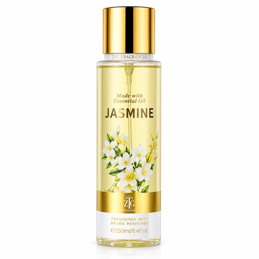 ZTG Fragrances Jasmine Fragrance Mist 250ml Made with Essential Oils Body Spray - Lumi and Leo