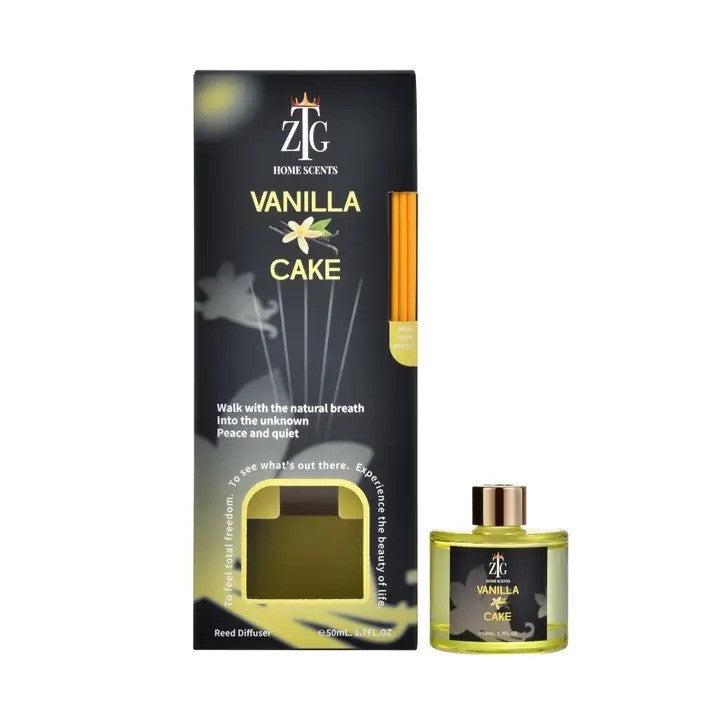 ZTG Vanilla Cake Reed Diffuser Home Fragrance Air Freshener 50mL Gift - Lumi and Leo