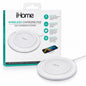iHome 5W Qi Wireless Charging Pad Ultra Slim White iPhone Android 2IHQI1954X0BL - Lumi and Leo