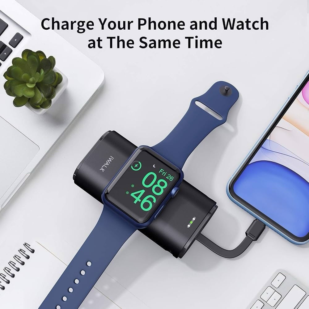 iwalk 9000mAh charger for apple watch and iPhone - Lumi and Leo