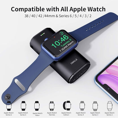 iwalk 9000mAh charger for apple watch and iPhone - Lumi and Leo