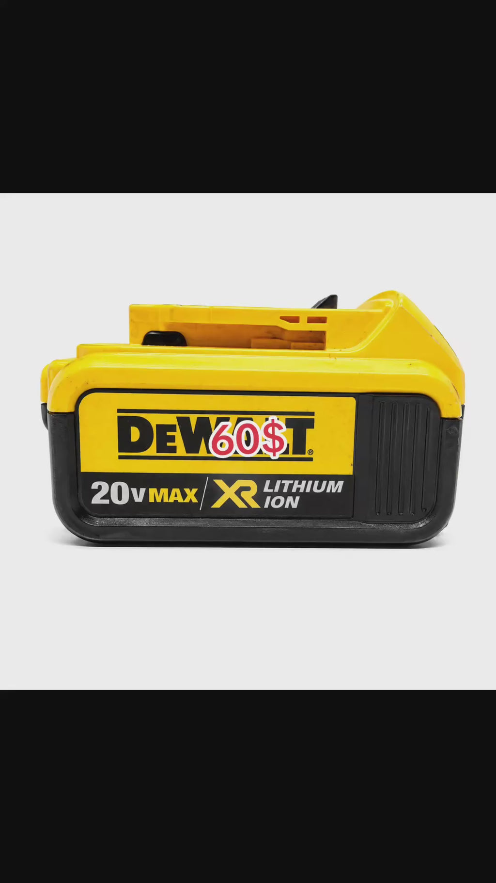 DEWALT 20V MAX XR BATTERY – $60